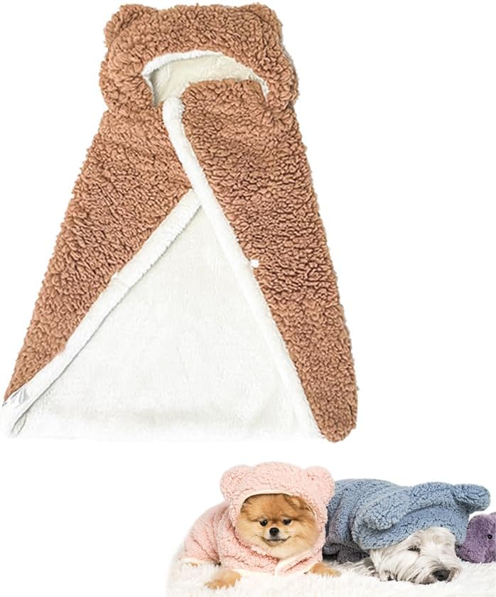 Grey sherpa bear cape