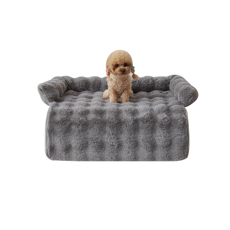 Thermal pet mat texture