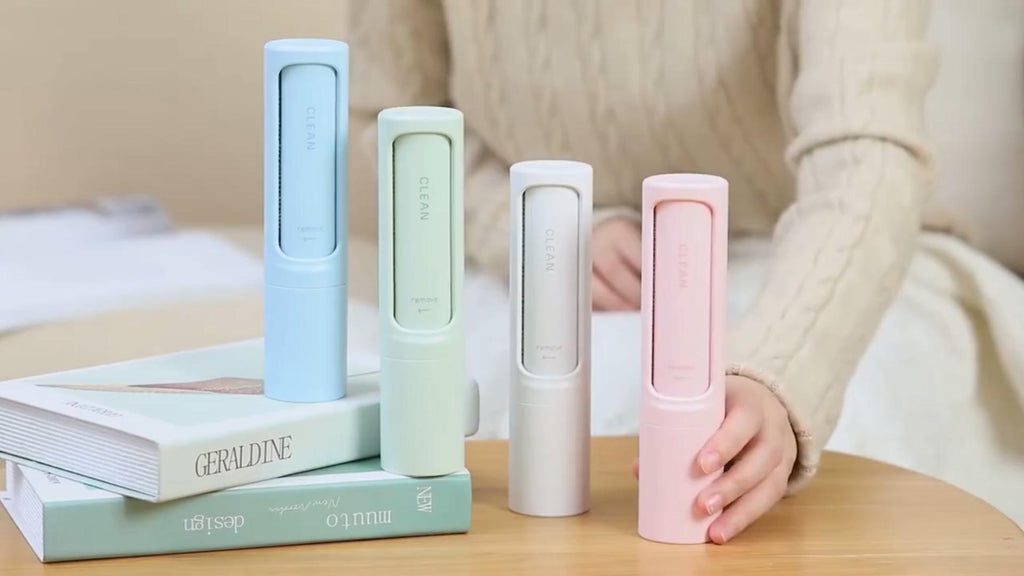 Reusable pet hair remover roller